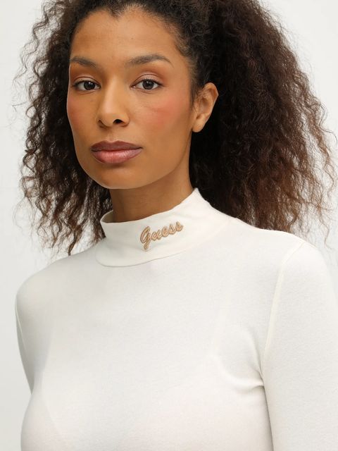 Guess sukienka ALBA kolor beżowy mini dopasowana V5BK04 KCBF1