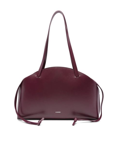 Jil Sander medium Curve shoulder bag - Red - zdjęcie produktu nr 1