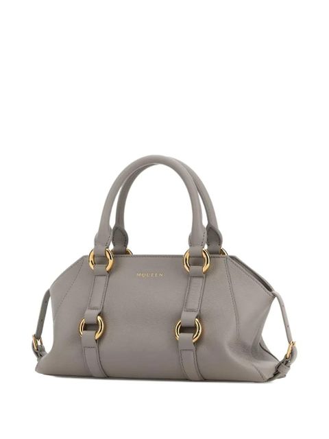 Alexander McQueen small Farringdon ring leather tote bag - Grey