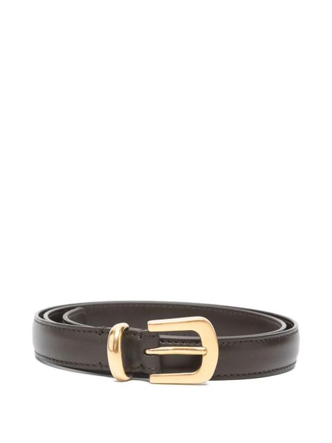 The Row gold-tone buckle belt - Brown - zdjęcie produktu nr 1