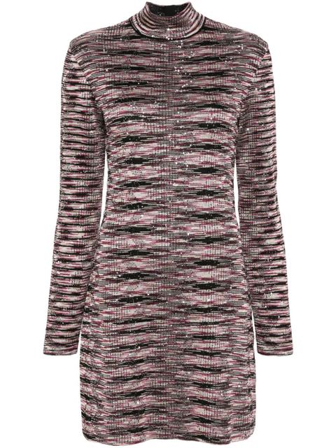 Missoni sequin-embellished zigzag mini dress - Pink - zdjęcie produktu nr 1