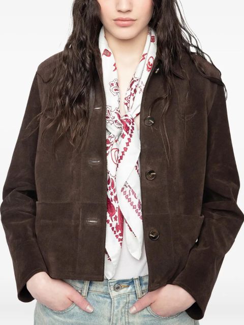 Zadig&Voltaire Debbie 85 Bandana-print scarf - White