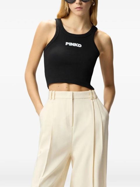 PINKO Bloody Mary logo tank top - Black - zdjęcie produktu nr 2