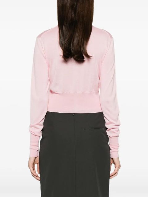 Vivienne Westwood Bea cropped cardigan - Pink