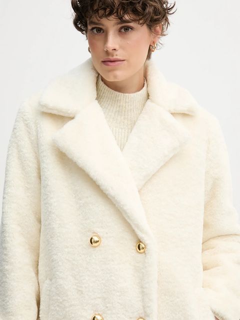 Gaudi płaszcz kolor beżowy 521FD39001