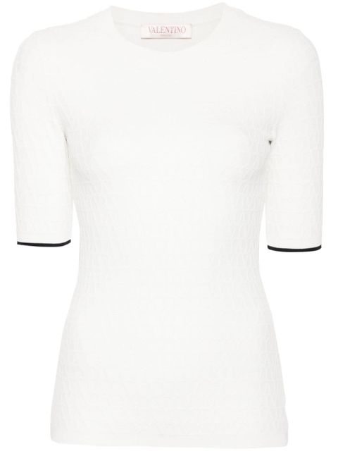 Valentino Garavani Toile Iconographe top - White - zdjęcie produktu nr 1