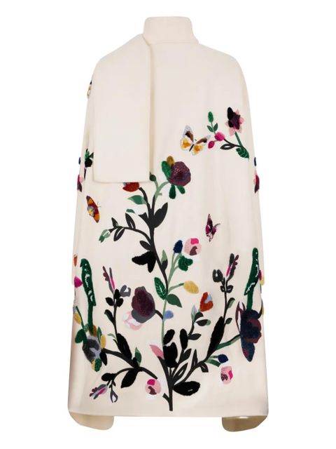 Valentino Garavani Caban floral coat - Neutrals - zdjęcie produktu nr 2