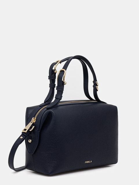 Furla torebka skórzana Double Mini Boston Bag - zdjęcie produktu nr 1