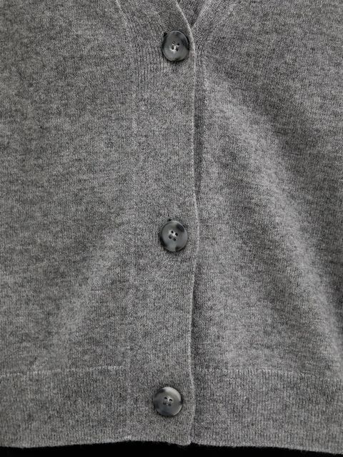 Sisley kardigan z dodatkiem wełny damski kolor szary lekki 102HM602Q