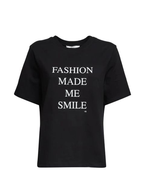 Victoria Beckham Fashion Made Me Smile cotton T-shirt - Black - zdjęcie produktu nr 1