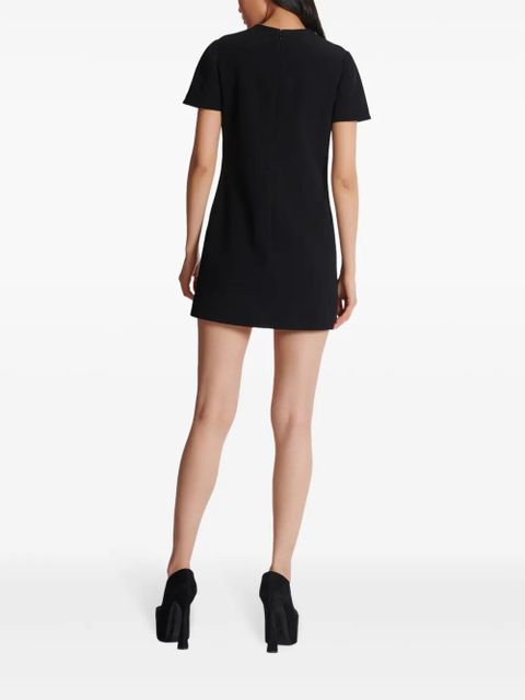 Balmain embroidered shift dress - Black