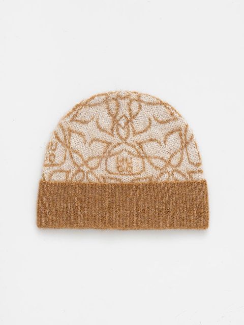 HUGO czapka z wełną kolor beżowy 50548722 - zdjęcie produktu nr 1