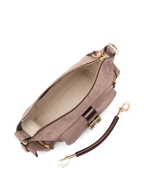 Chloé medium Camera suede shoulder bag - Brown
