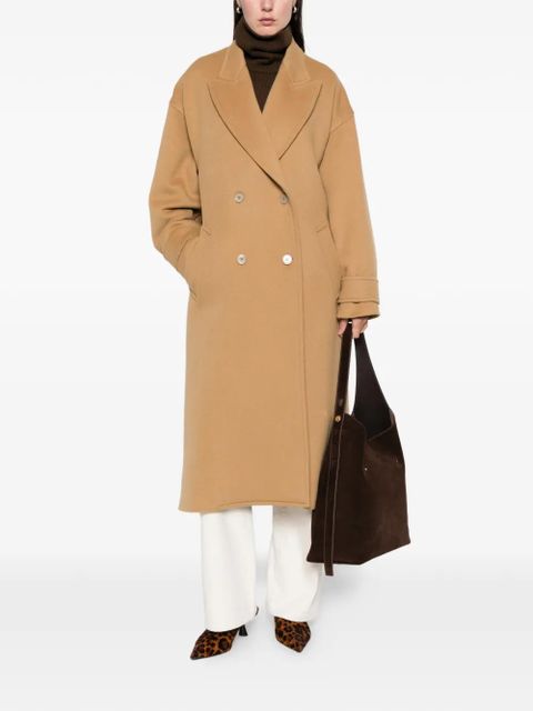 ISABEL MARANT Winry double-breasted coat - Neutrals