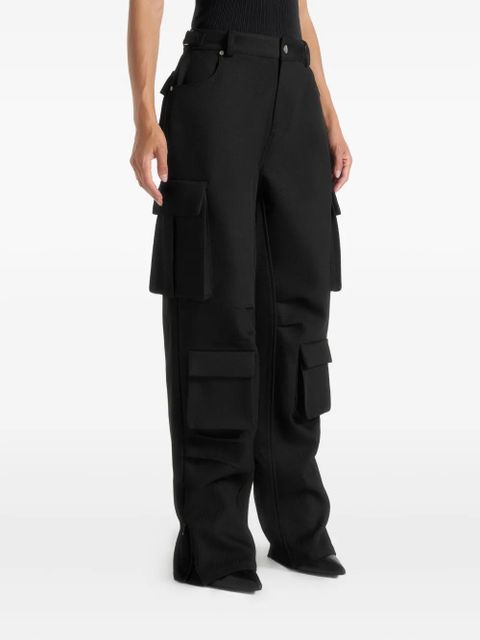 Manière De Voir Emilie flap-pocket trousers - Black