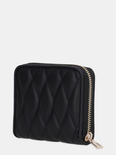 Guess portfel VALLA damski kolor czarny SWQG81 22137