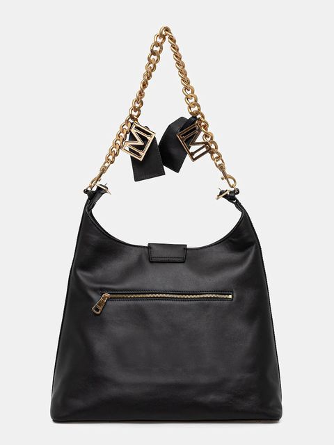 Marciano by Guess torebka skórzana kolor czarny 5YGZ05 7330A