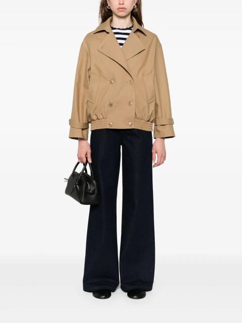 SANDRO short trench coat - Neutrals