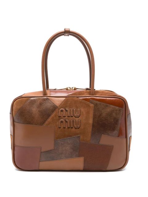 Miu Miu Beau tote bag - Brown - zdjęcie produktu nr 1