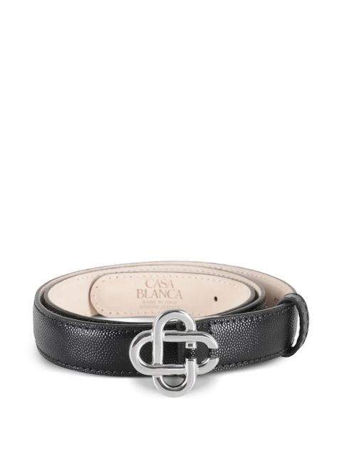 Casablanca logo-buckle belt - Black - zdjęcie produktu nr 1