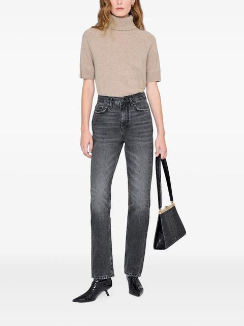 ANINE BING Jackson turtleneck top - Neutrals - zdjęcie produktu nr 2