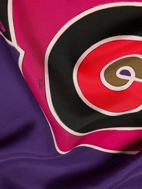 PUCCI Astro print scarf - Pink