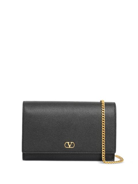 Valentino Garavani logo-plaque chain-strap bag - Black - zdjęcie produktu nr 1
