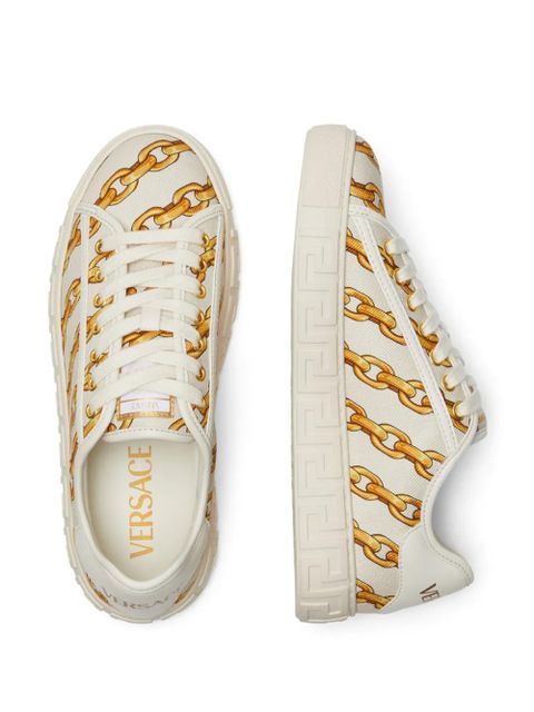 Versace Chain Stripes Greca sneakers - Neutrals