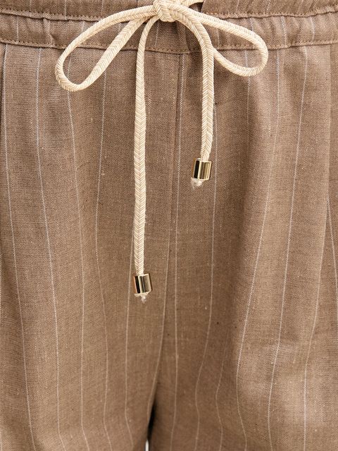 La Petite Française szorty z domieszką lnu SOLANGE - zdjęcie produktu nr 2