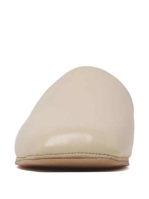 OUR LEGACY leather slippers - Neutrals