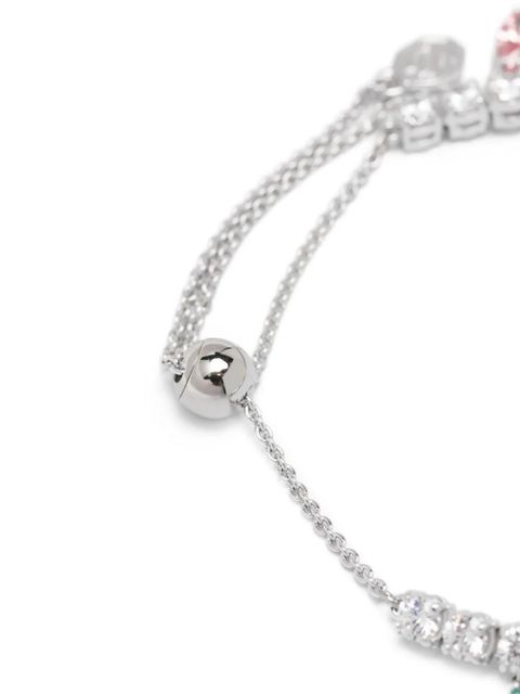 Swarovski Tennis adjustable-chain bracelet - Silver
