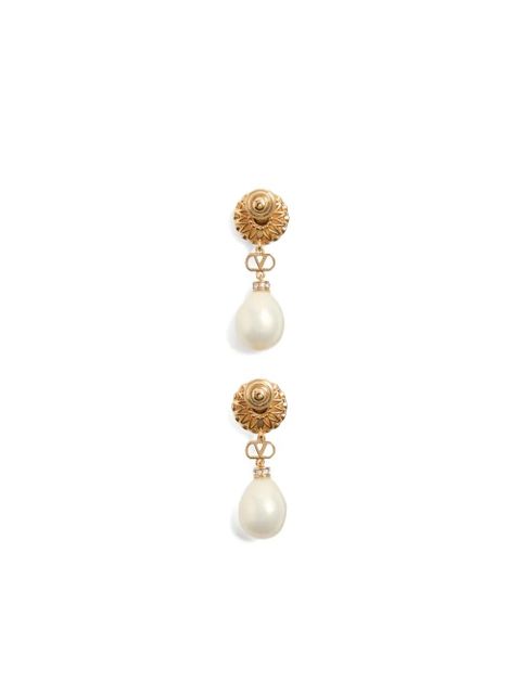 Valentino Garavani VLogo Signature earrings - Gold