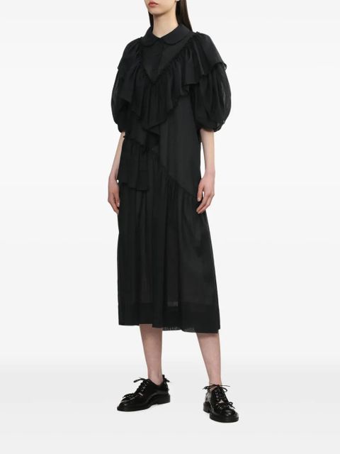 Simone Rocha cotton-blend dress - Black