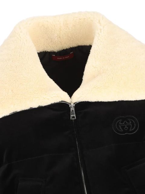 Gucci logo-embroidery jacket - Black