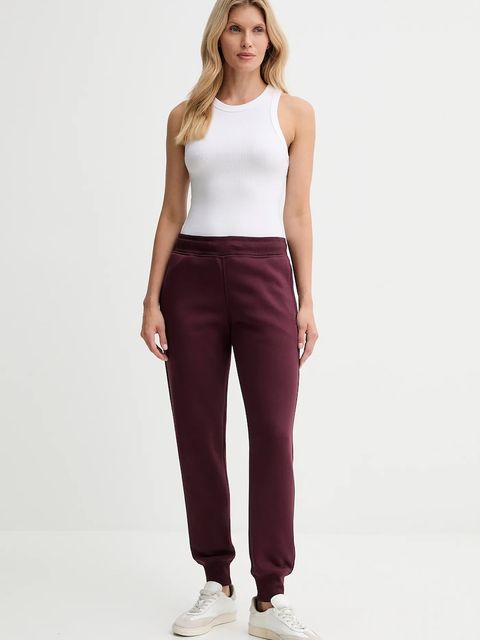 G-Star Raw spodnie dresowe kolor bordowy gładkie D21320-C235 - zdjęcie produktu nr 2