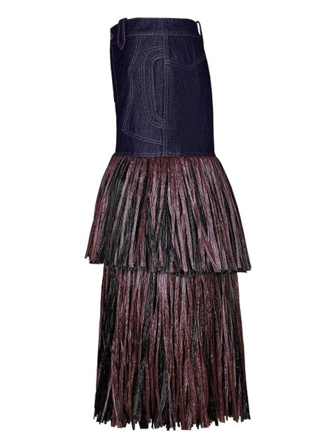 Johanna Ortiz Calipso skirt - Blue