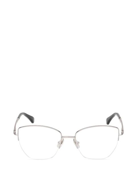 Max Mara Eyewear half-rim glasses - Silver - zdjęcie produktu nr 1