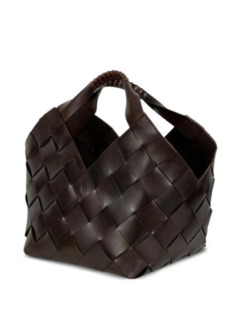 DRAGON DIFFUSION woven leather tote bag - Brown - zdjęcie produktu nr 2