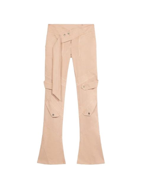 Blumarine belted trousers - Neutrals - zdjęcie produktu nr 1