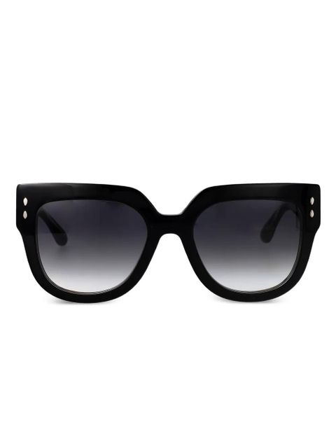 Isabel Marant Eyewear studded-detail sunglasses - Black - zdjęcie produktu nr 1