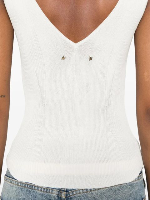 Golden Goose ribbed top - Neutrals