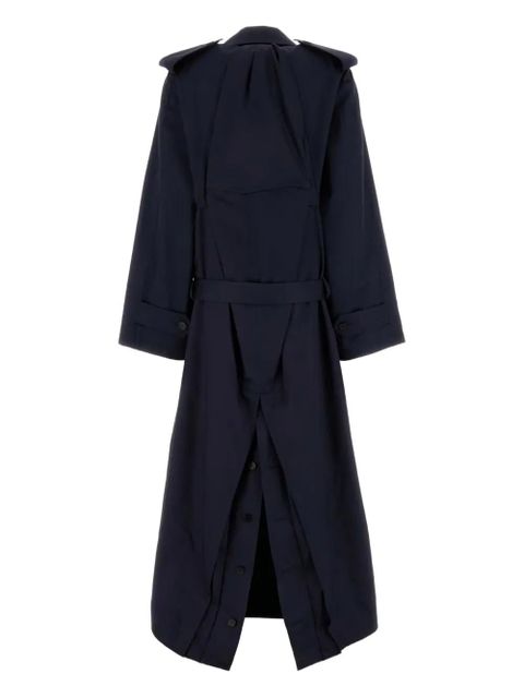 Balenciaga double-breasted belted trench coat - Black - zdjęcie produktu nr 2