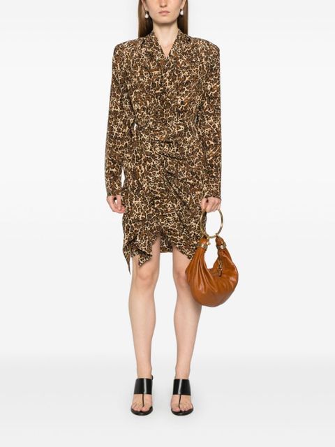 ISABEL MARANT Cleora mini dress - Brown - zdjęcie produktu nr 2