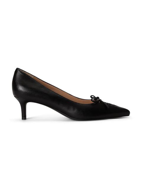 Lauren Ralph Lauren szpilki skórzane Adrienne - zdjęcie produktu nr 2