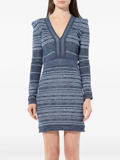 Balmain fitted body-con dress - Blue - zdjęcie produktu nr 1