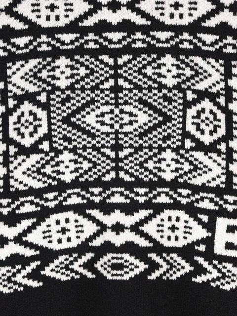 BOGNER Nadin roll-neck patterned sweater - Black