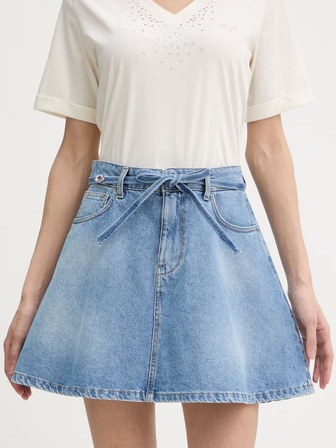 Liu Jo spódnica jeansowa - zdjęcie produktu nr 2