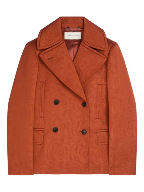 DRIES VAN NOTEN double-breasted jacket - Orange - zdjęcie produktu nr 1