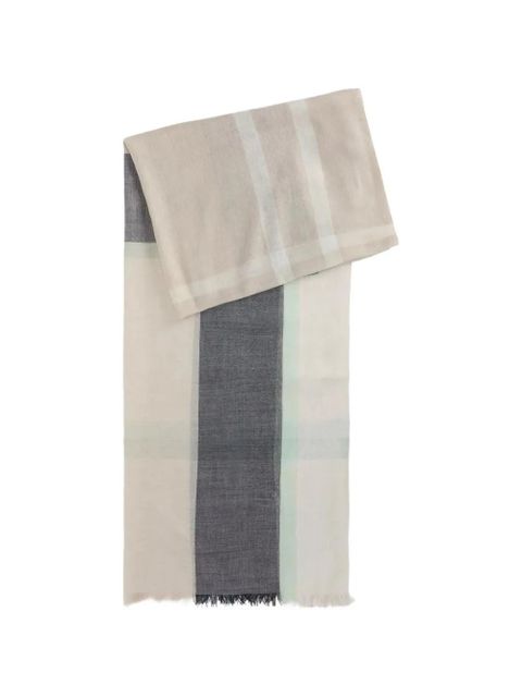 Barbour Maisy tartan-pattern scarf - Neutrals - zdjęcie produktu nr 1