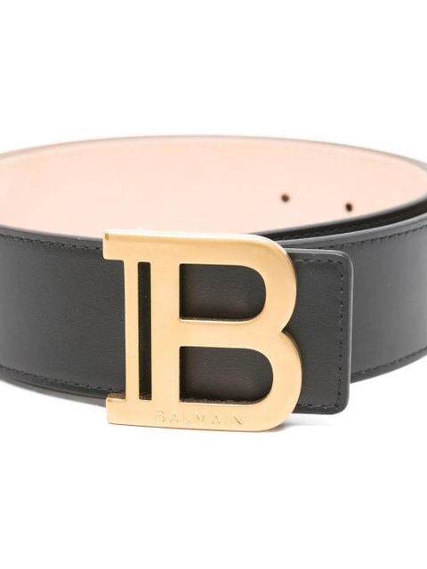 Balmain B Buckle Belt - Black